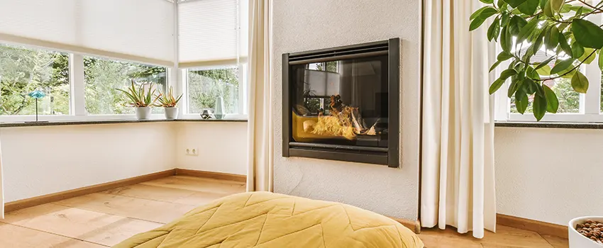 Residential Fireplace Ceramic Glass Installation in Monrovia, CA
