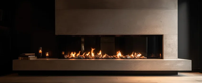 Gas Fireplace Ember Bed Design Services in Monrovia, California