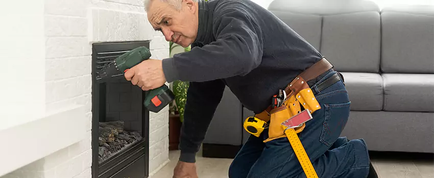New Indoor Fireplace Installation in Monrovia, California