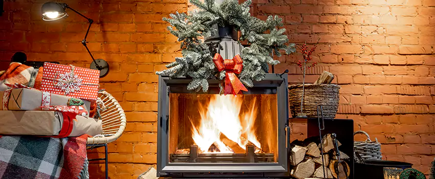 Travis Industries Linear Gas Fireplace Installation in Monrovia, California