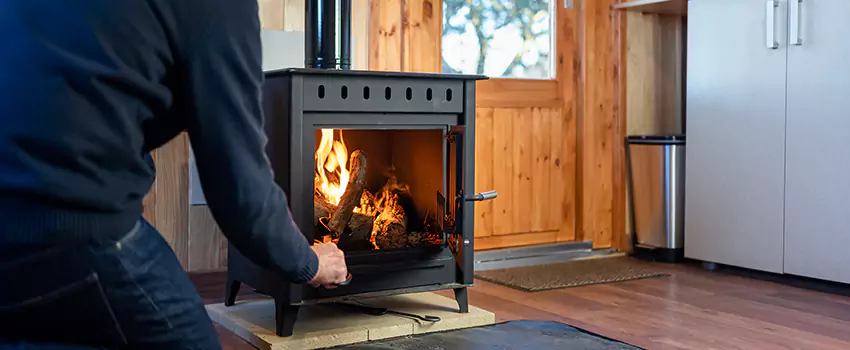 Open Hearth Wood Fireplace Installation in Monrovia, CA