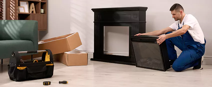 Old Rusted Metal Fireplace Repair And Replacement in Monrovia, CA